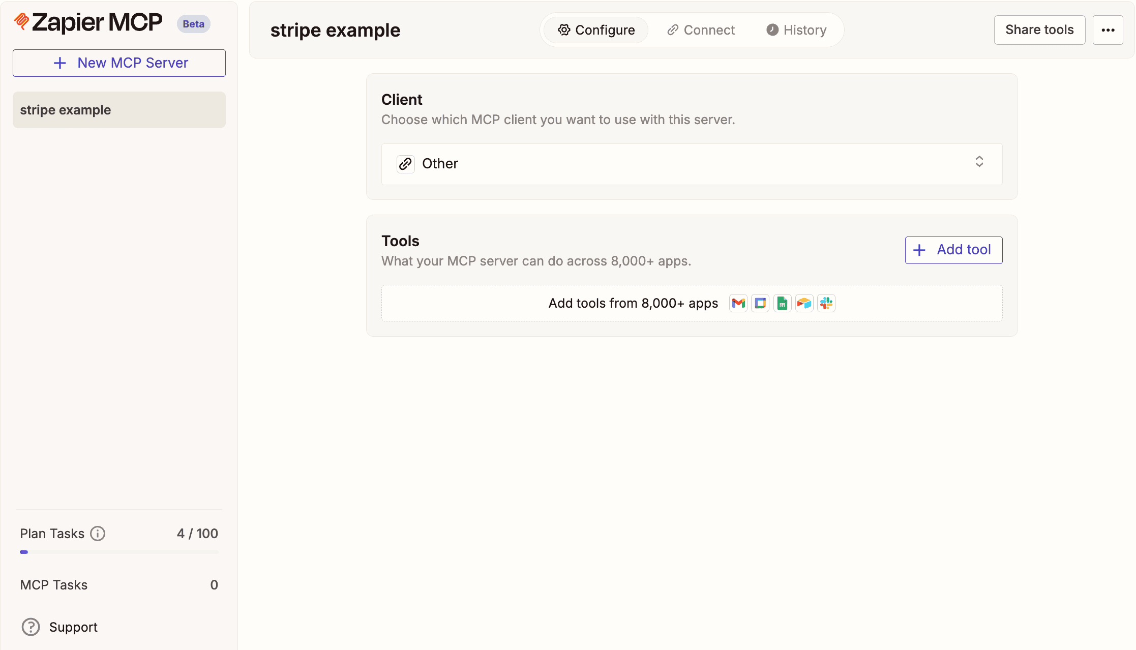 stripe mcp server